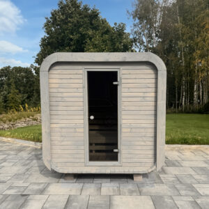 Sauna Quadro 200x300 cm do samodzielnego złożenia – widok z przodu